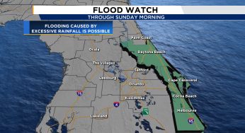 Central Florida on Alert! Heavy Rain Sparks Coastal Flood Warning as More Showers Loom!