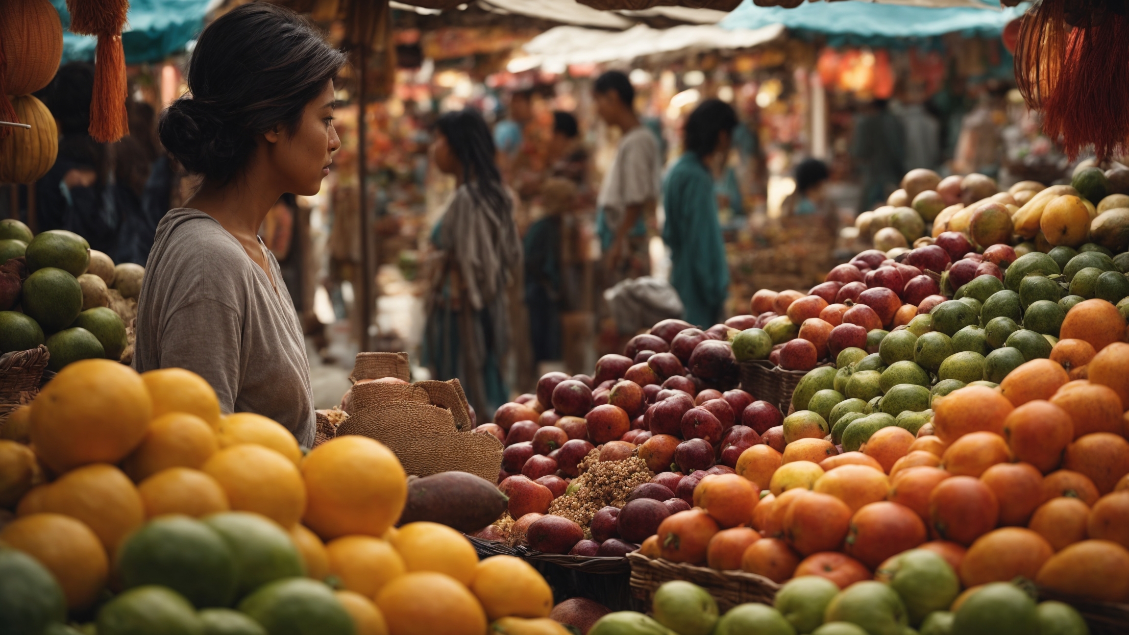 Traveler experiencing local culture scene